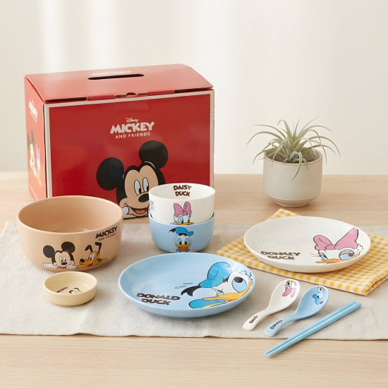 Porcelain Dinnerware Set 9 Pcs